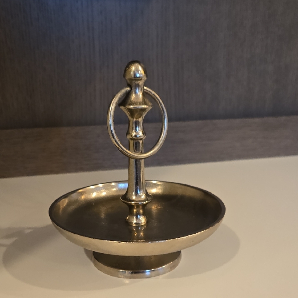 Silver Metal Decorative Tray